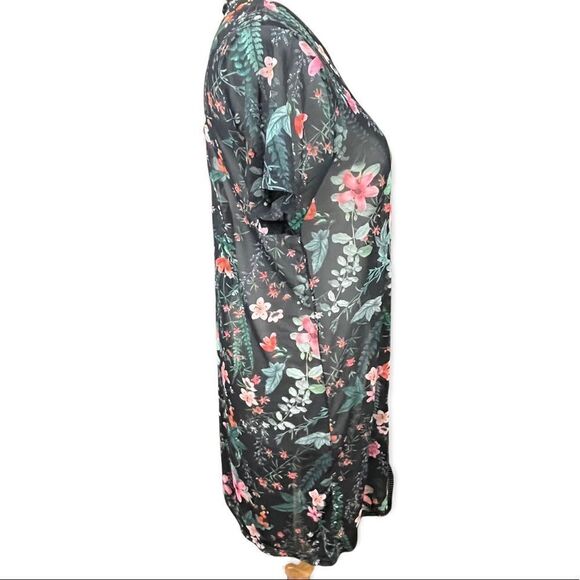 MINKPINK Sheer Floral Mesh Mini Dress Xs/S NWT - Picture 4 of 7